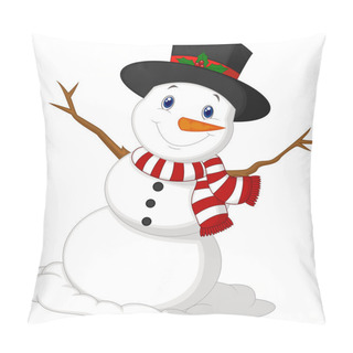 Personality  Christmas Snowman Pillow Covers
