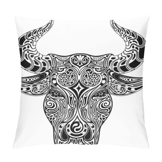 Personality  Ornamental Bull Pillow Covers