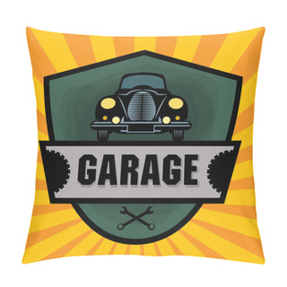 Personality  Vintage Garage Pillow Covers