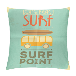 Personality  Surfing Poster Pillow Covers