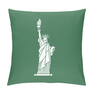 Personality  Statue Of Liberty. New York Landmark. American Symbol Pillow Covers