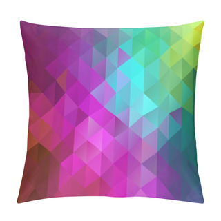 Personality  Retro Triangle Background Pillow Covers