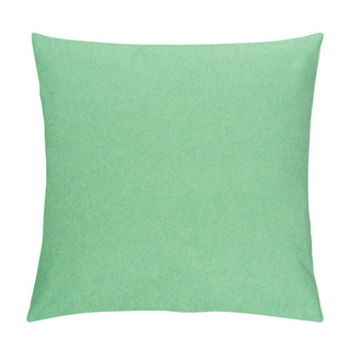 Personality  Close-up Shot Of Green Color Paper Texture For Background Pillow Covers