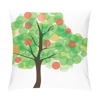 Personality  Abstract Background Vector - Tree Design Pillow Covers