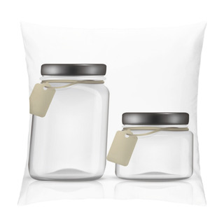 Personality  Glass Jars Set Pillow Covers