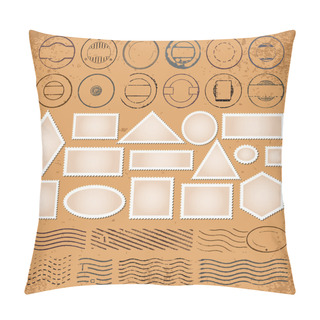 Personality  Blank Stamp Pillow Covers