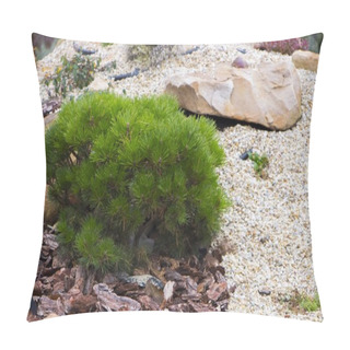 Personality  Alpine Garden With Dwarf Conifers Pillow Covers