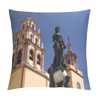 Personality  Peace Statue Basilica Guanajuato Mexico Pillow Covers