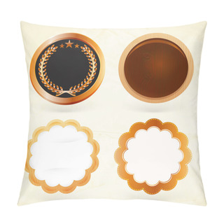 Personality  Set Of Wooden Labels Pillow Covers