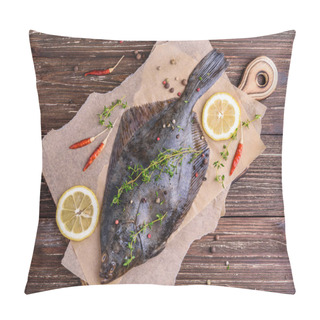 Personality  Cooking Flounder Fish Pillow Covers