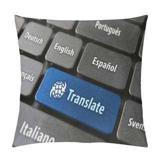 Personality  Online Translation Service Concept Pillow Covers