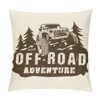 Personality  Jeep Adventure Off Road Logo Vector Pillow Covers