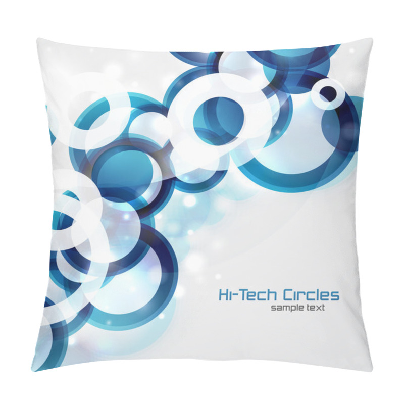 Personality  Abstract circles background pillow covers