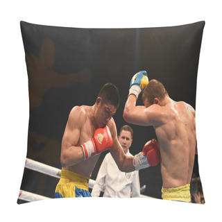 Personality  World Series Of Boxing: Ukraine Otamans Vs China Dragons Pillow Covers