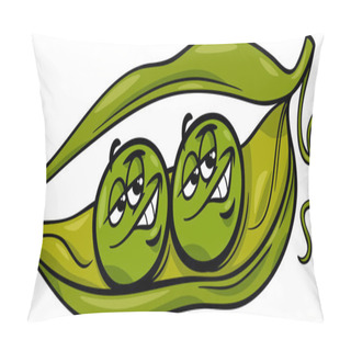 Personality  Like Two Peas In A Pod Cartoon Pillow Covers