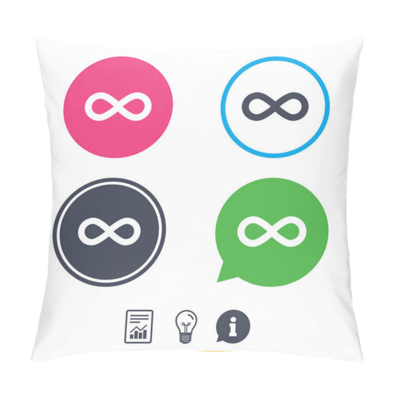 Personality  Limitless Sign Icons Pillow Covers