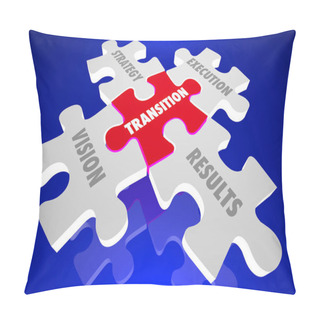 Personality  Puzzle Pieces With Inscriptions Pillow Covers