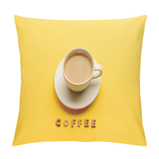 Personality  Cup Of Fresh Coffee  Pillow Covers