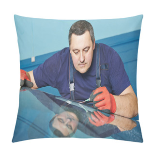 Personality  Windscreen Repair Pillow Covers