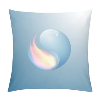 Personality  Yin Yang Symbol From Water Pillow Covers
