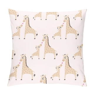 Personality  Giraffes Wallpaper Pillow Covers