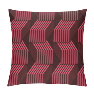 Personality  Colors And Geometric Figures Background Pillow Covers