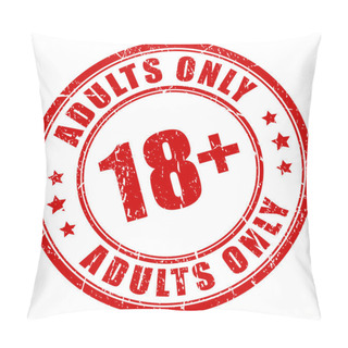 Personality  Under 18 Year Rubber Stamp Pillow Covers
