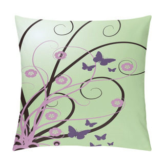 Personality  Vector Floral Background - Nature Design Pillow Covers