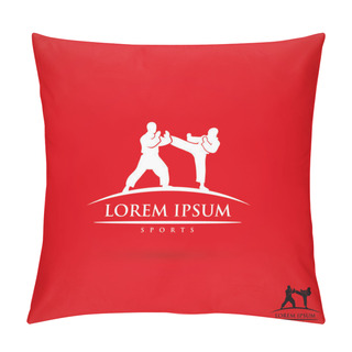 Personality  Martial Arts Fighters Sign Pillow Covers