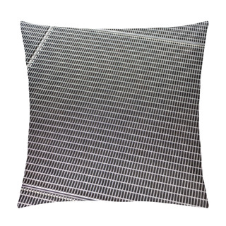 Personality  Metal Grill Texture With Holes As Background Pillow Covers