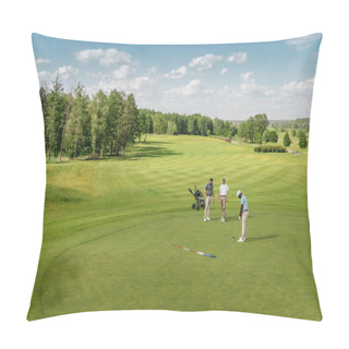Personality  Sportsmen Playing Golf  Pillow Covers