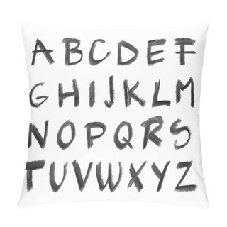 Personality  Hand Drawn Chalck Alphabet Pillow Covers