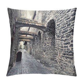 Personality  Street In Old Town In Tallinn, Estonia Pillow Covers