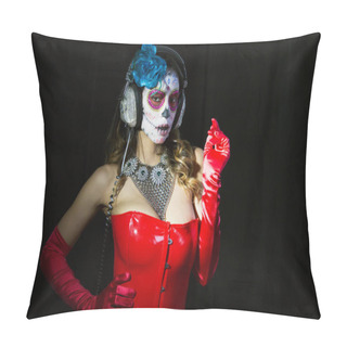 Personality  Mexican Candy Scull Pillow Covers