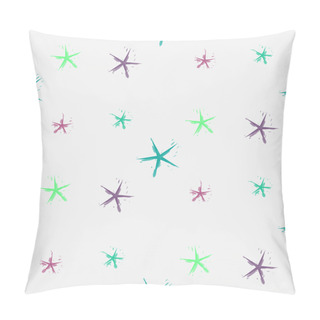 Personality  Grunge Colorful Geometric Seamless Pattern Pillow Covers
