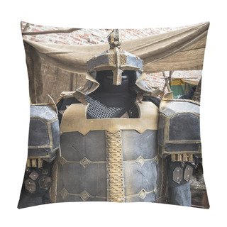 Personality  Fantasy Medieval Metal Armor Protective Wear Swordman Pillow Covers