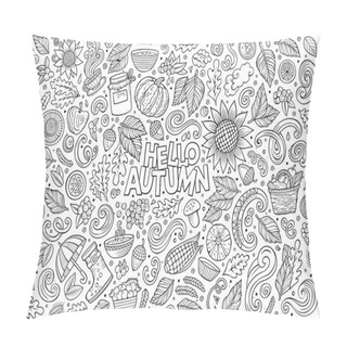 Personality  Set Of Autumn Theme Items, Objects And Symbols Pillow Covers