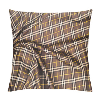 Personality  The Fabric In The Scottish Style. Warm Plaid Pillow Covers
