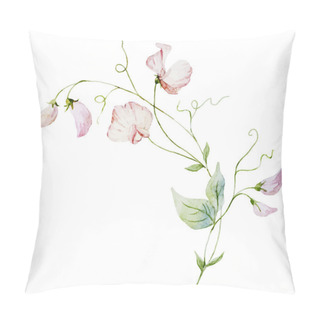 Personality  Nice Watercolor Flowers Pillow Covers