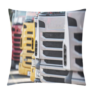 Personality  Semi Trucks For Sale Pillow Covers