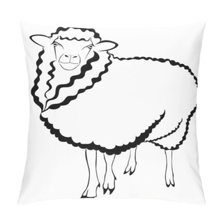 Personality  Sheep Ram Lamb Pillow Covers