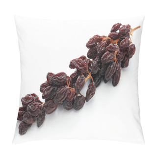 Personality  Raisins On The Vine Isolated On White Background Pillow Covers