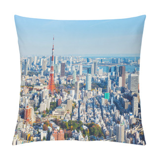 Personality  Tokyo City Skyline Pillow Covers