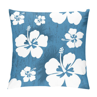 Personality  Seamless Pattern With Hibiscus Flower Pillow Covers