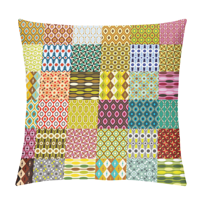 Personality  Big Retro Pattern Collection Pillow Covers