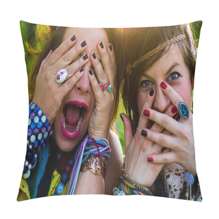 Personality  Festival People Pillow Covers