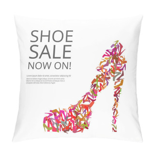 Personality  Women Shoes Pillow Covers