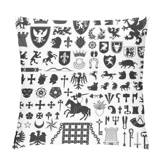 Personality  Heraldic Symbols And Elements Pillow Covers