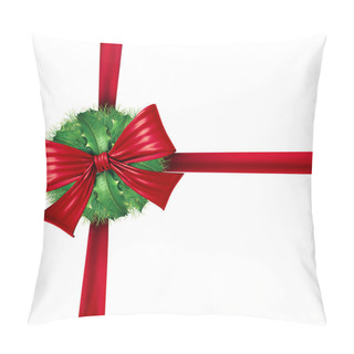Personality  Red Christmas Wrapping Ribbon Decoration Pillow Covers