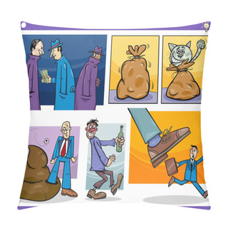 Personality  Cartoon Concepts And Ideas Set Pillow Covers